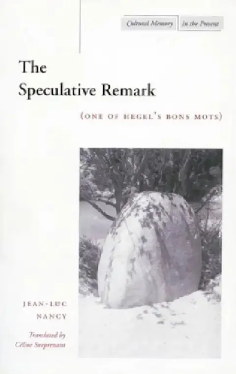 Cover of The Speculative Remark