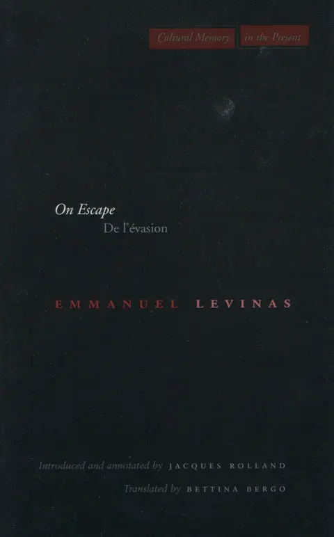 Cover of On Escape/De L'Evasion
