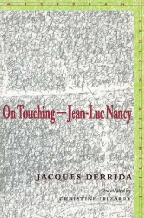 Cover of On Touching--Jean-Luc Nancy