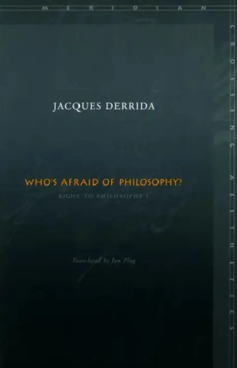 Cover of Who's Afraid of Philosophy?