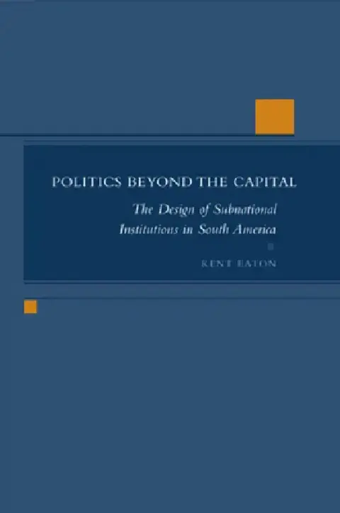 Cover of Politics Beyond the Capital