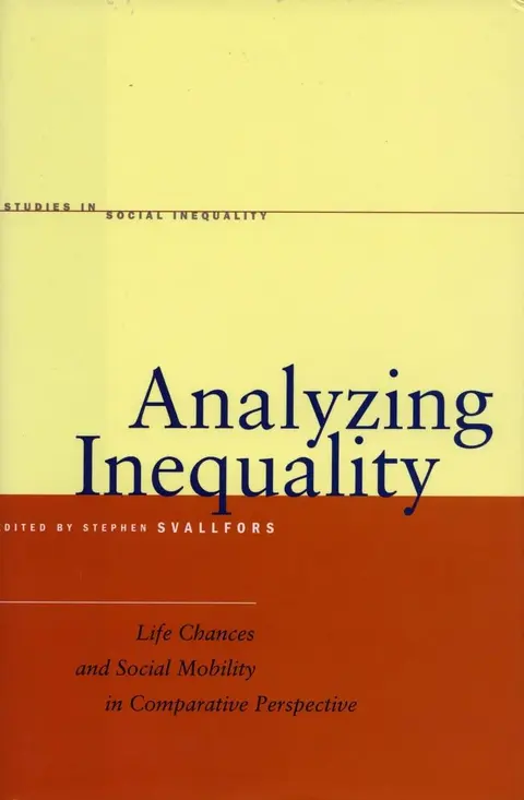 Cover of Analyzing Inequality