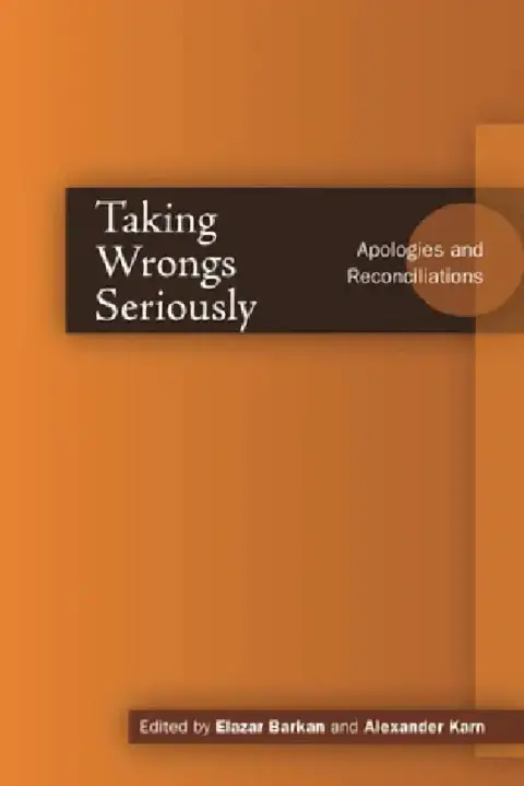 Cover of Taking Wrongs Seriously