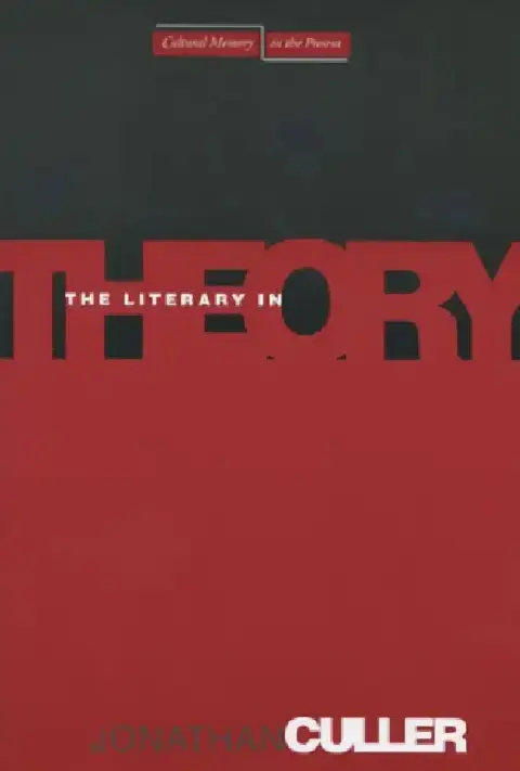 Cover of The Literary in Theory