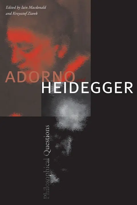Cover of Adorno and Heidegger