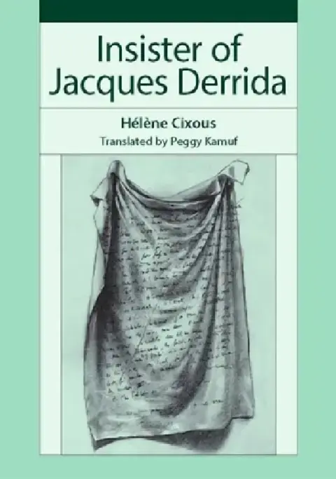Cover of Insister of Jacques Derrida