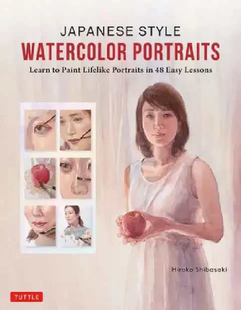 Cover of Japanese Style Watercolor Portraits