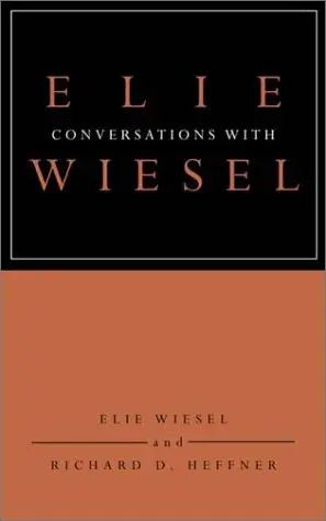 Cover of Conversations with Elie Wiesel