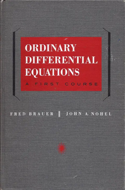 Cover of Ordinary Differential Equations