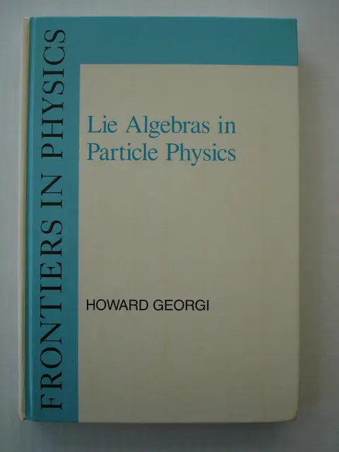 Cover of Lie Algebras in Particle Physics