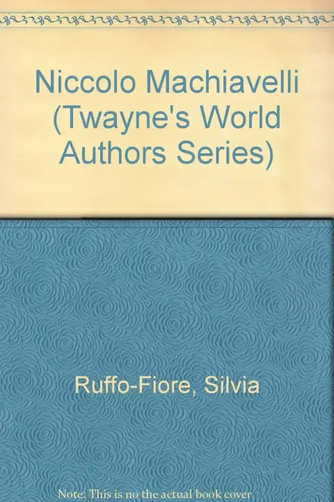 Cover of Niccolo Machiavelli