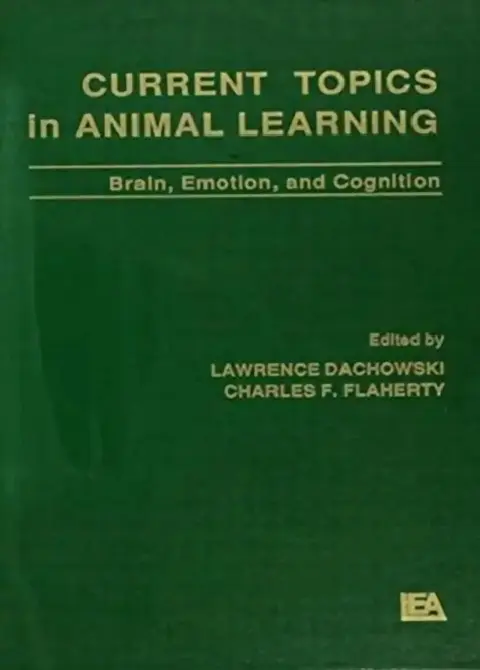 Cover of Current Topics in Animal Learning