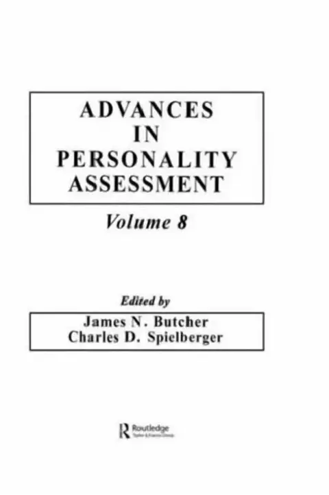 Cover of Advances in Personality Assessment
