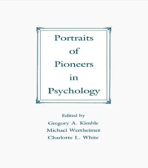Cover of Portraits of Pioneers in Psychology