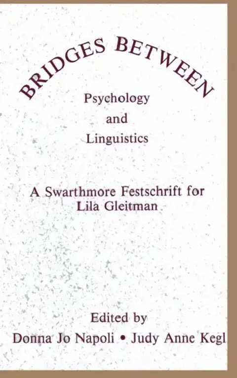 Cover of Bridges Between Psychology and Linguistics