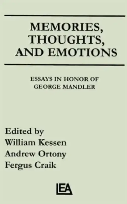 Cover of Memories, Thoughts, and Emotions