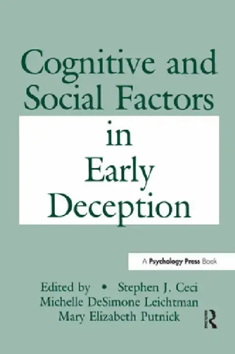 Cover of Cognitive and Social Factors in Early Deception