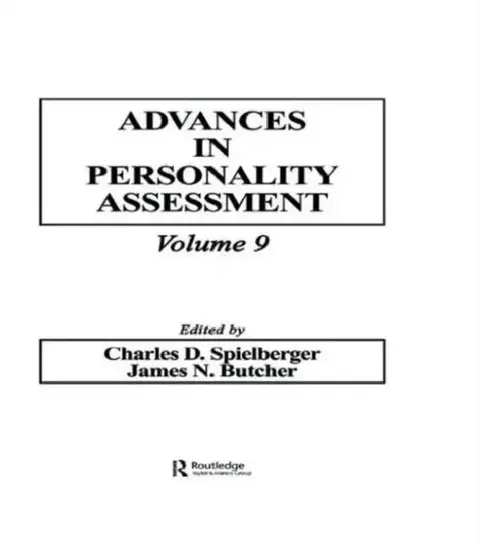 Cover of Advances in Personality Assessment