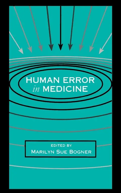 Cover of Human Error in Medicine