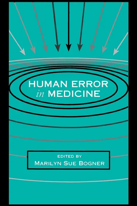 Cover of Human Error in Medicine