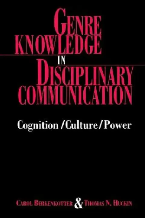 Cover of Genre Knowledge in Disciplinary Communication