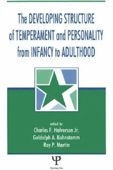 Cover of The Developing Structure of Temperament and Personality from Infancy to Adulthood