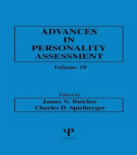 Cover of Advances in Personality Assessment