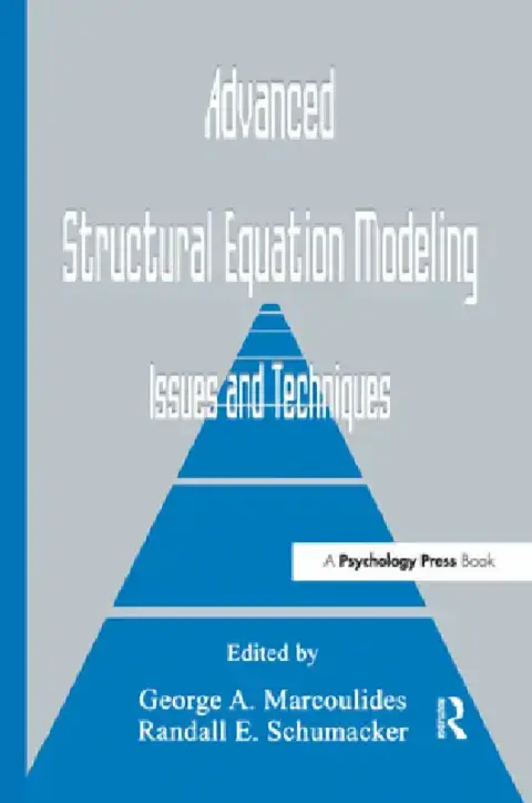 Cover of Advanced Structural Equation Modeling