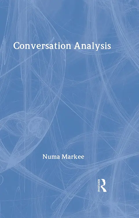 Cover of Conversation Analysis
