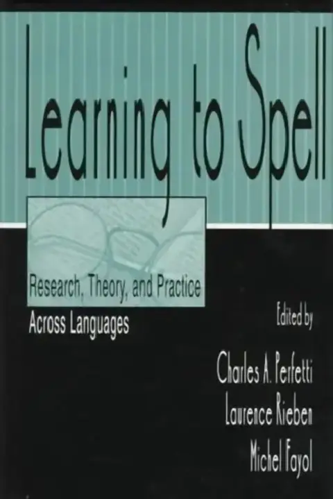 Cover of Learning to Spell