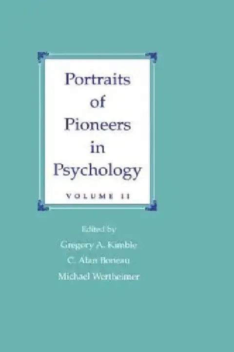Cover of Portraits of Pioneers in Psychology