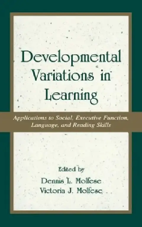 Cover of Developmental Variations in Learning