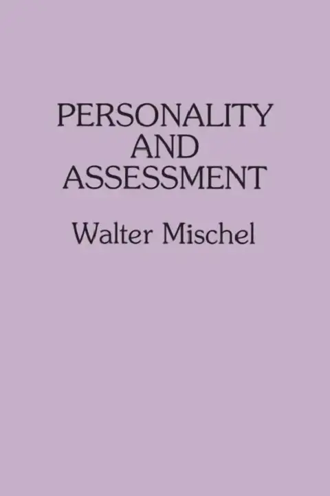 Cover of Personality and Assessment
