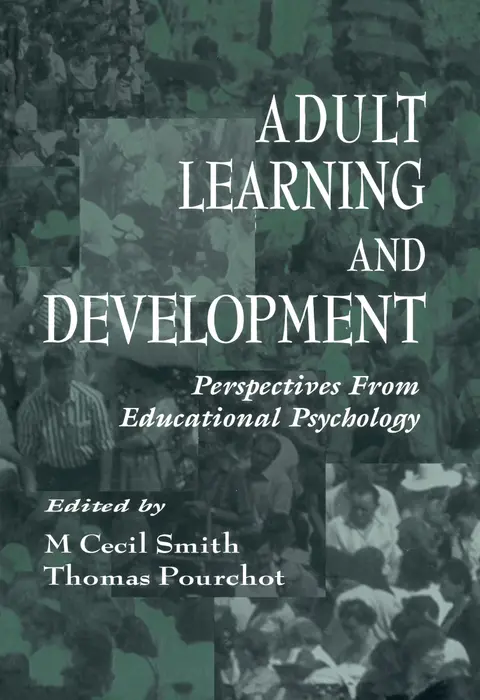 Cover of Adult Learning and Development