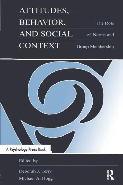 Cover of Attitudes, Behavior, and Social Context