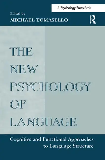 Cover of The New Psychology of Language