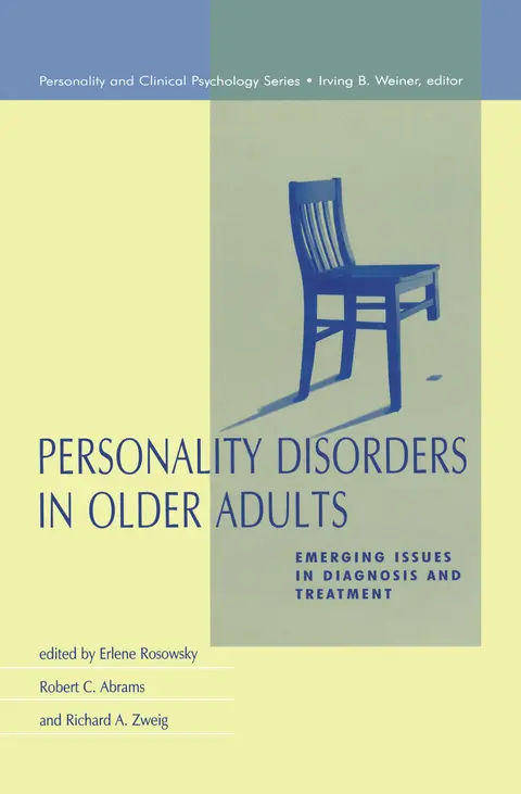 Cover of Personality Disorders in Older Adults