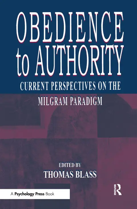 Cover of Obedience to Authority
