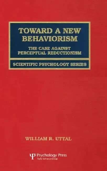 Cover of Toward A New Behaviorism
