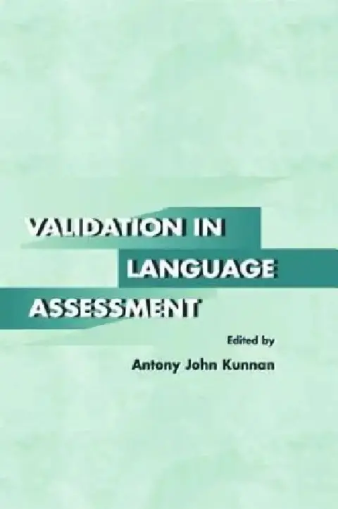 Cover of Validation in Language Assessment