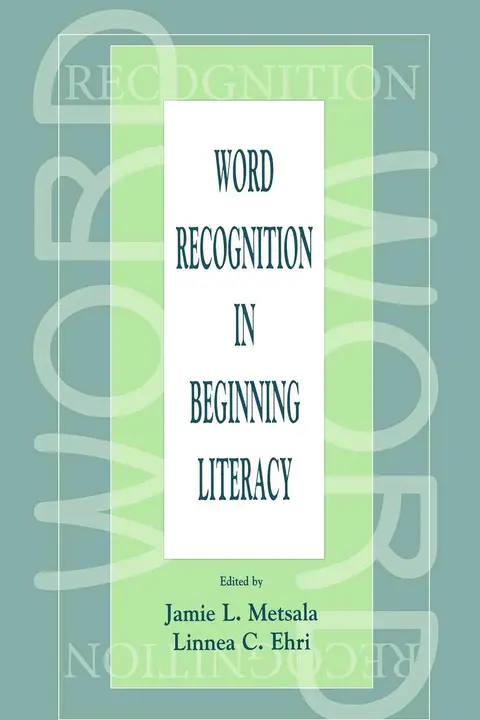 Cover of Word Recognition in Beginning Literacy