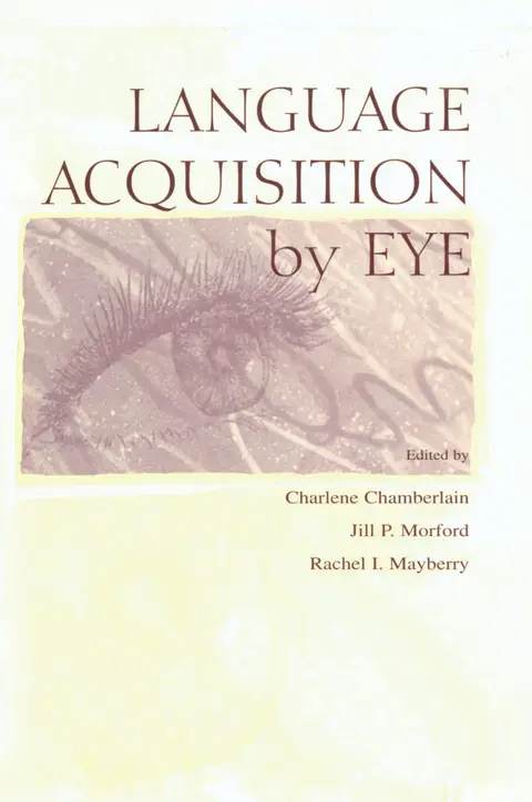 Cover of Language Acquisition by Eye
