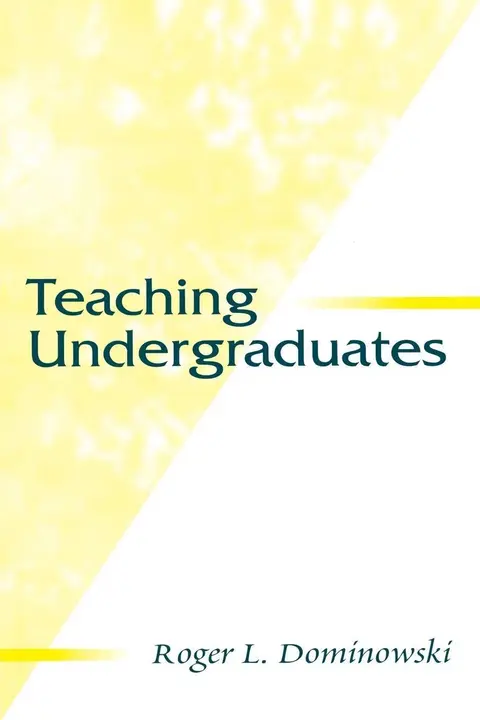 Cover of Teaching Undergraduates