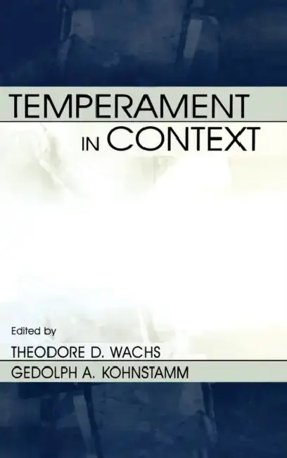 Cover of Temperament in Context