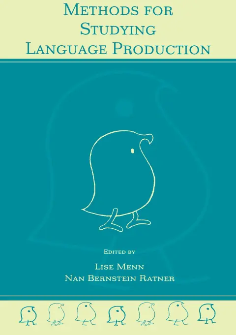 Cover of Methods for Studying Language Production