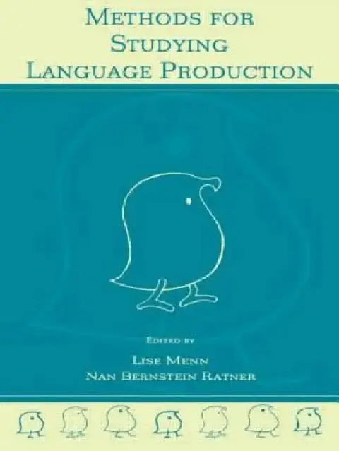 Cover of Methods for Studying Language Production