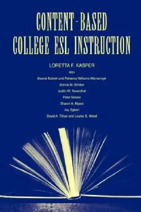 Cover of Content-Based College ESL Instruction