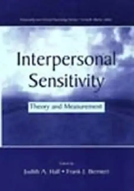 Cover of Interpersonal Sensitivity