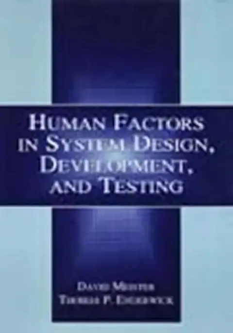 Cover of Human Factors in System Design, Development, and Testing