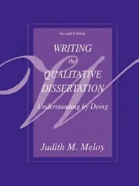 Cover of Writing the Qualitative Dissertation